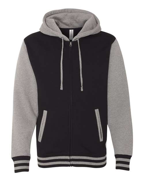Independent Trading Co. IND45UVZ — Black/ Gunmetal Heather